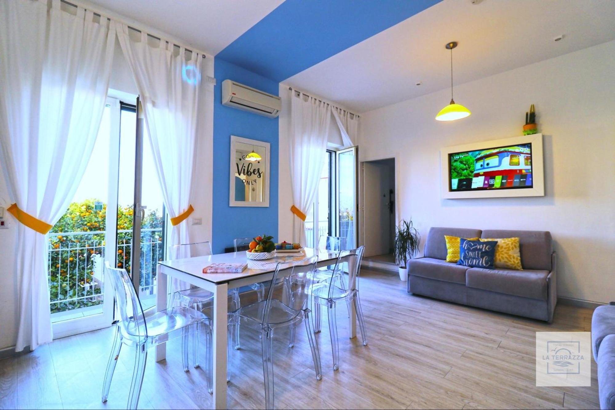 La Terrazza Family Holidays - Sorrento Coast Сант'Агнело Екстериор снимка