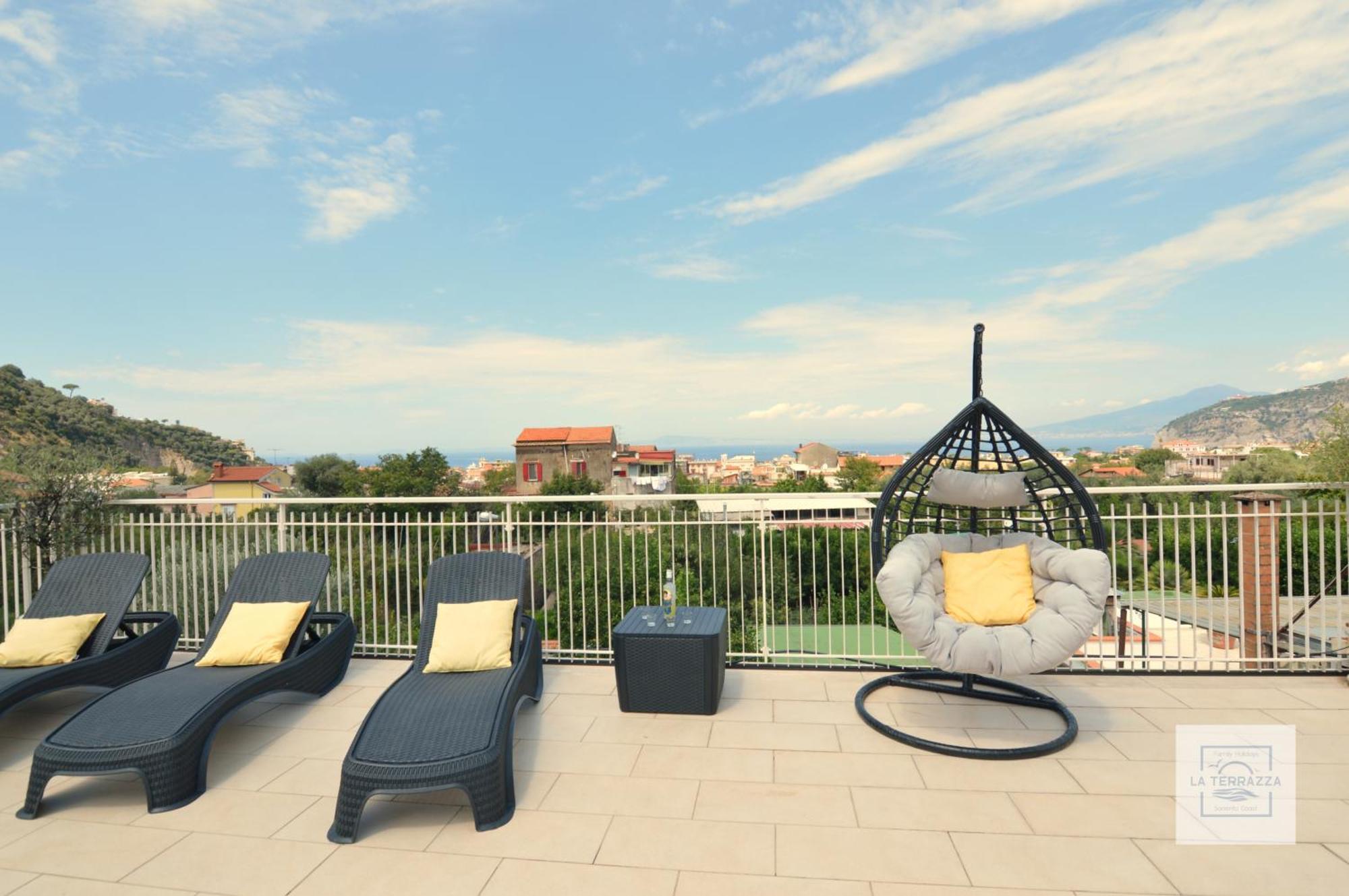 La Terrazza Family Holidays - Sorrento Coast Сант'Агнело Екстериор снимка